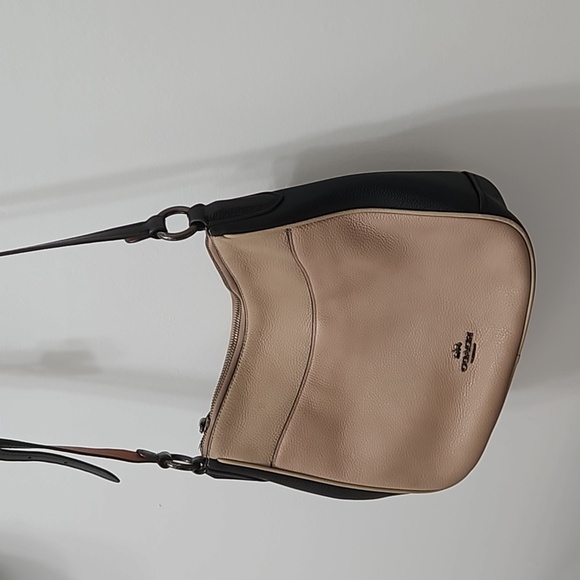 COACH 38696 Chaise Crossbody Colorblock Taupe - Picture 8 of 12